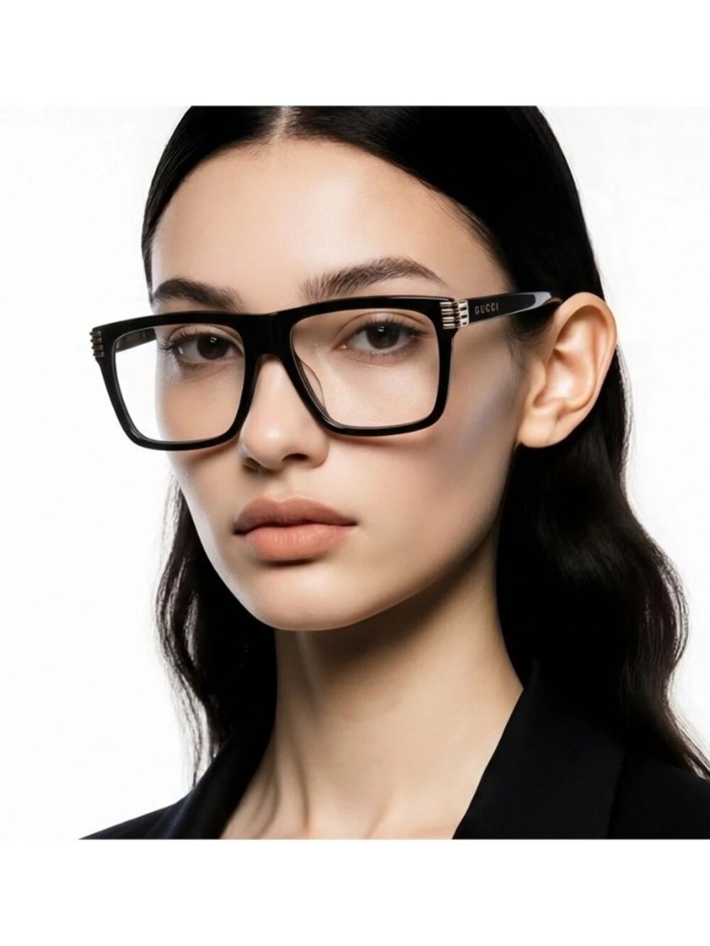 💯- Gucci Eyeglasses Web GG0526O GG/0526/O 002 Havana Optical Frame 54…